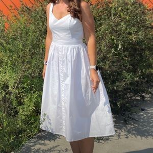 White summer dress